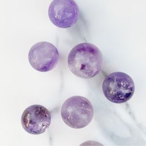Mini Amethyst Spheres for Peace & Clarity